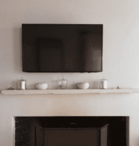 fireplace tv