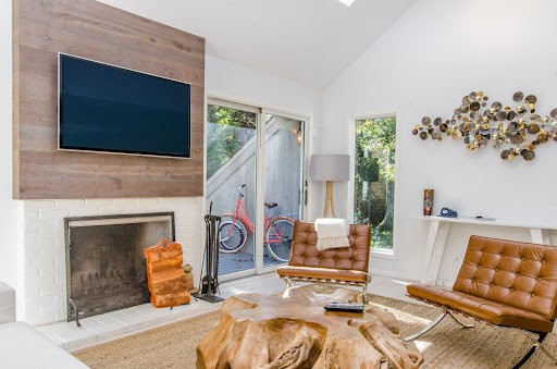 best height to hang TV mount tilting furniture from the floor