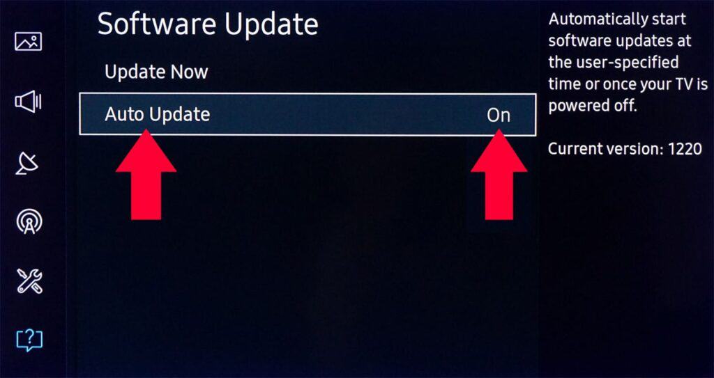 update tv software