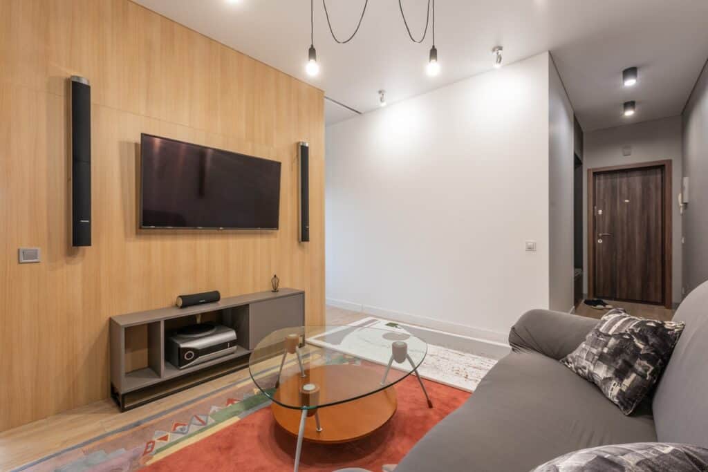 how far below tv to mount soundbar