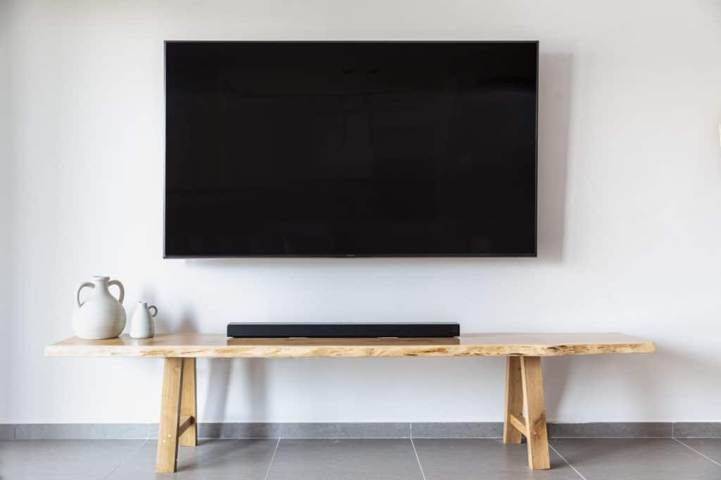 how to mount sound bar under tv