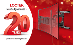 loctek curved tv wall mount
