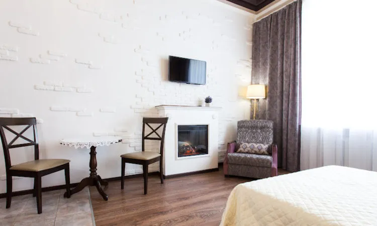 bedroom tv ideas On the Fireplace's Top